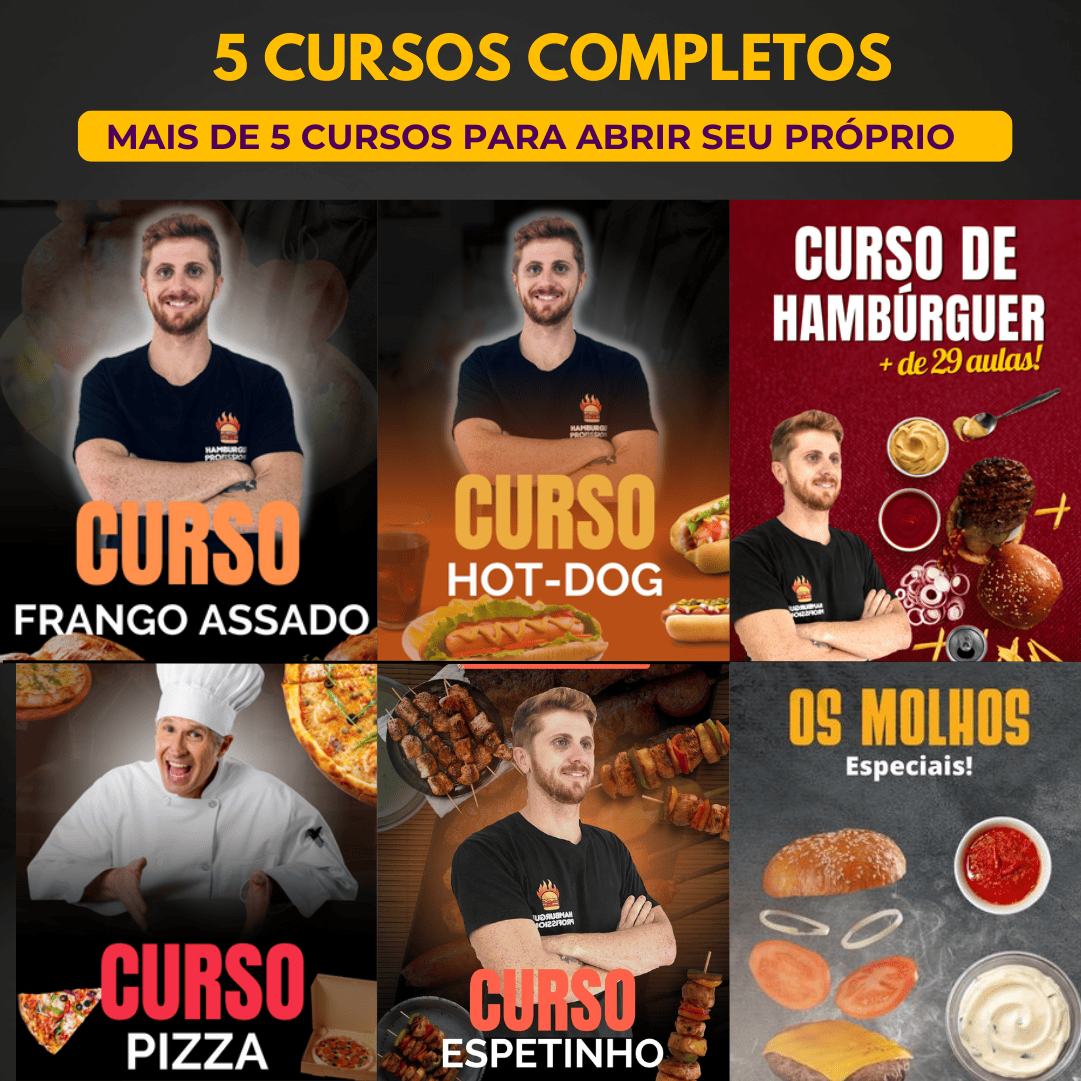 OFERTA HOJE: 5 Cursos Completos 