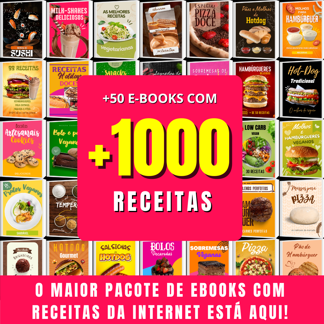 IMPERDÍVEL: 1.000 Receitas 