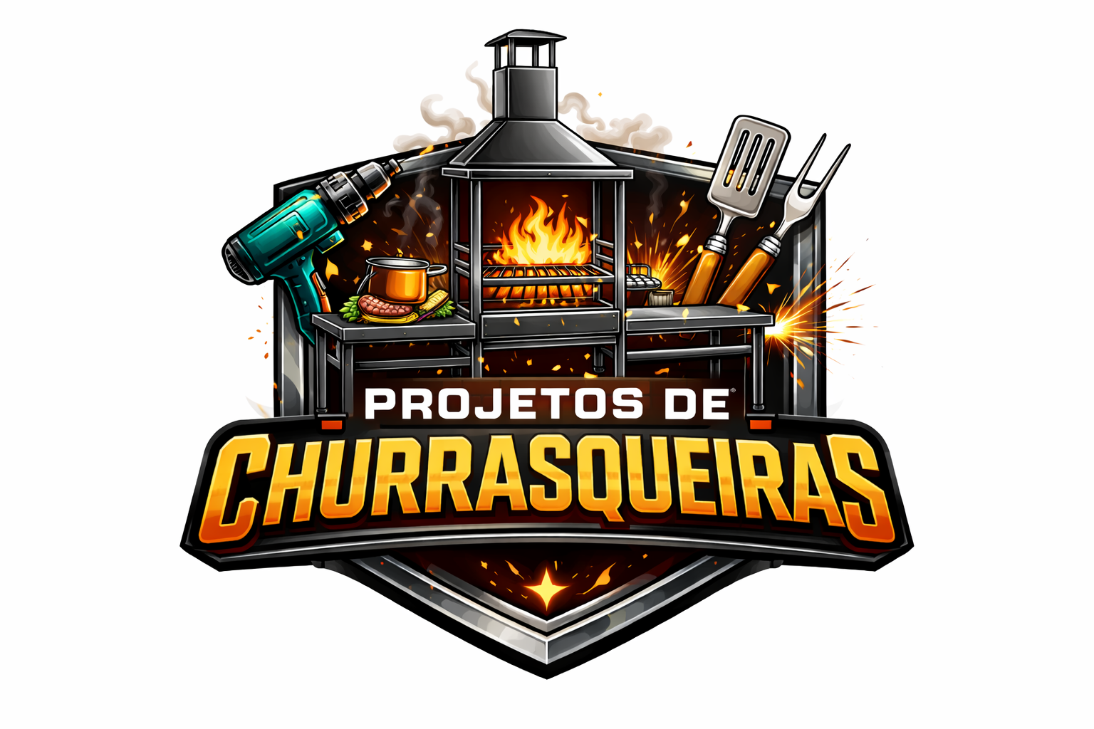 Projetos de churrasqueiras