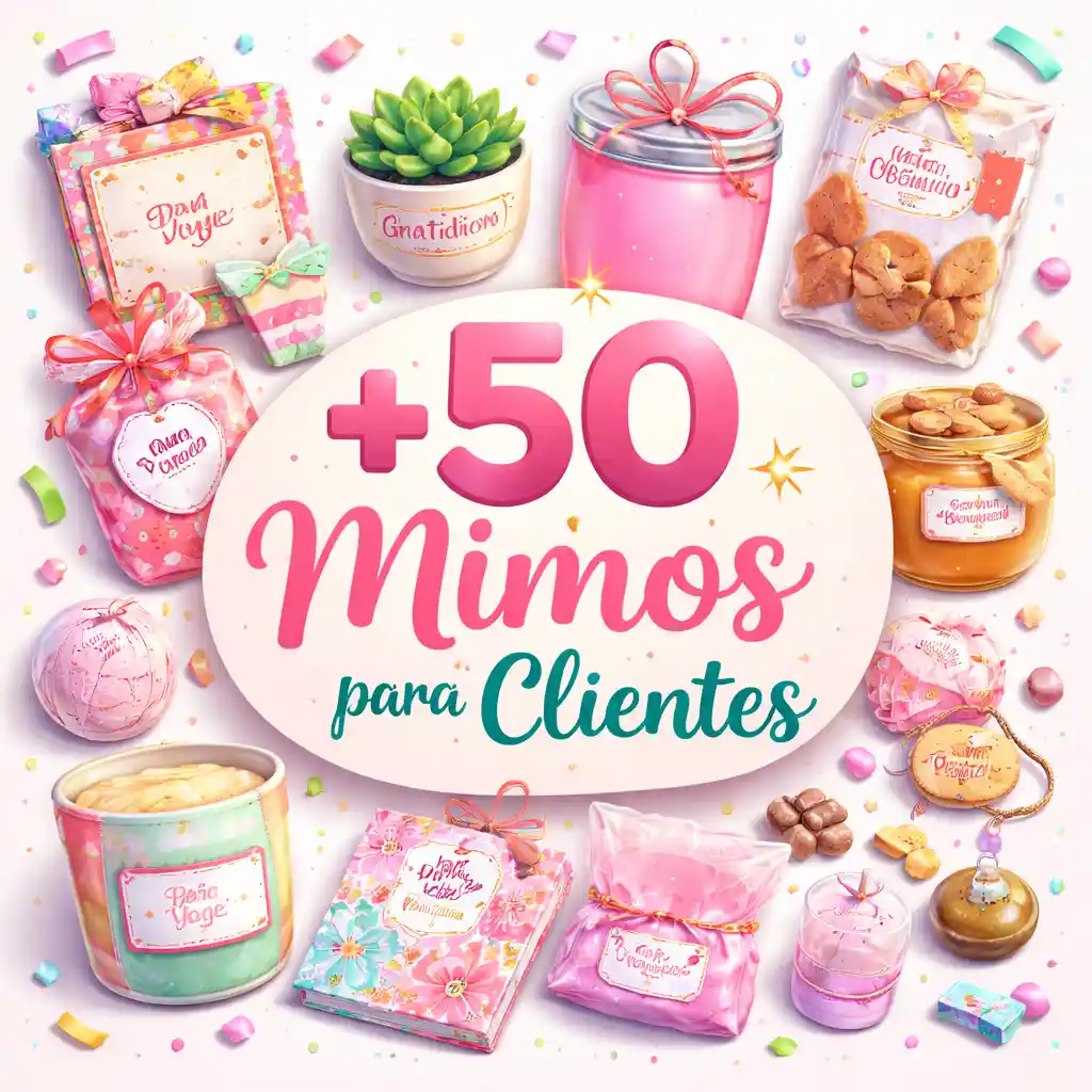 +50 Moldes de Mimos para Clientes