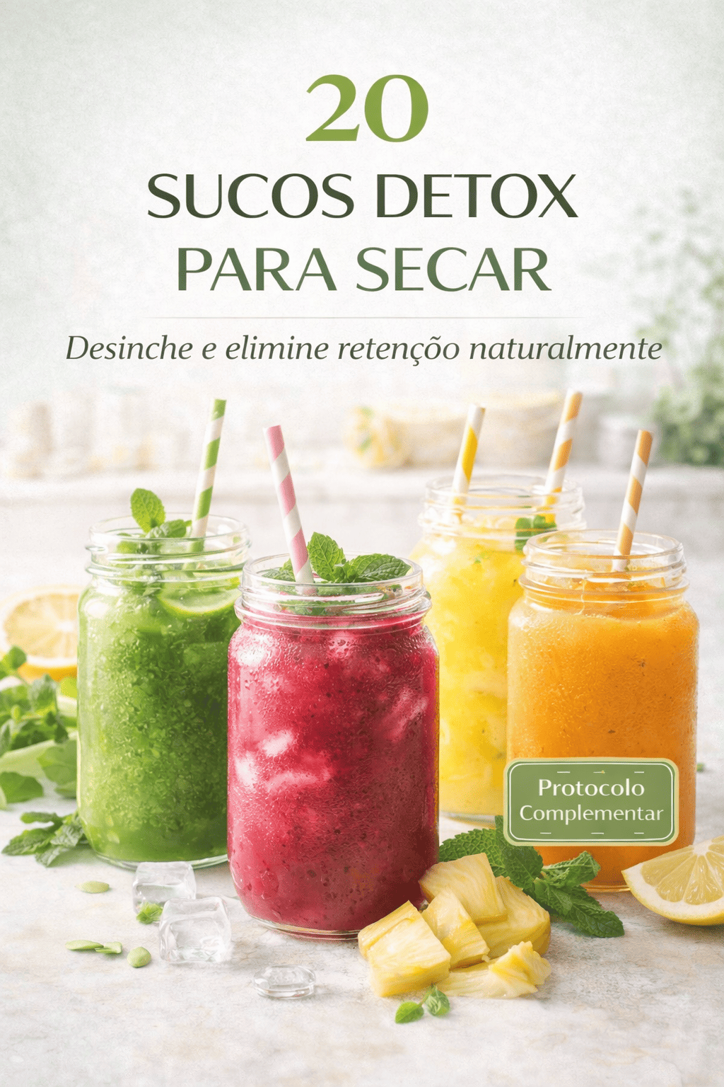 20 Sucos Detox Para Desinchar Rápido