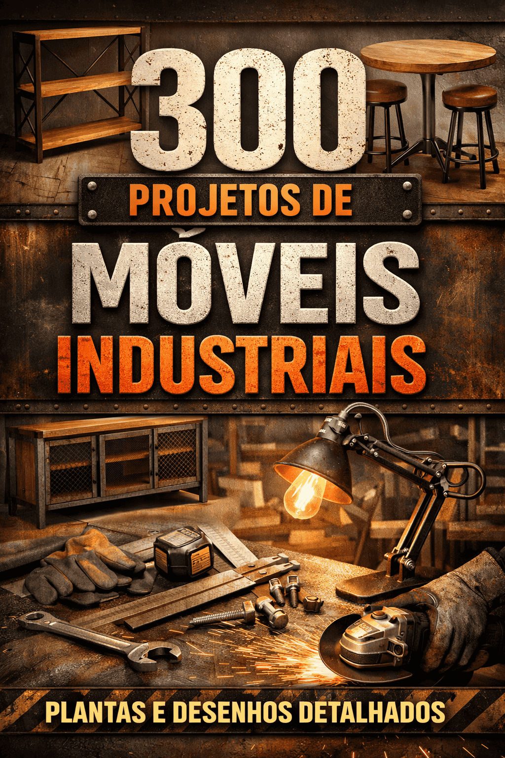 +300 PROJETOS DE MÓVEIS INDUSTRIAIS 