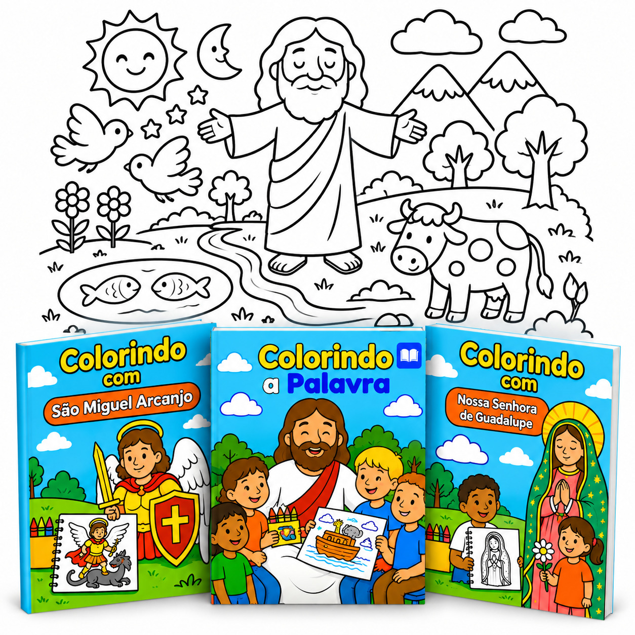 Desenhos Bíblicos Infantis para Colorir