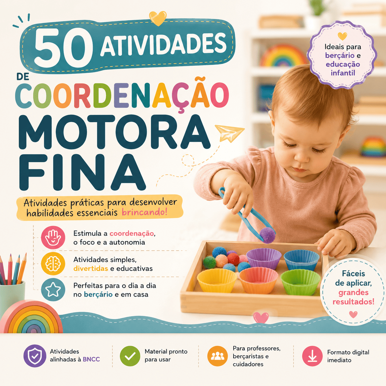 50 Atividades de Coordenação Motora Fina