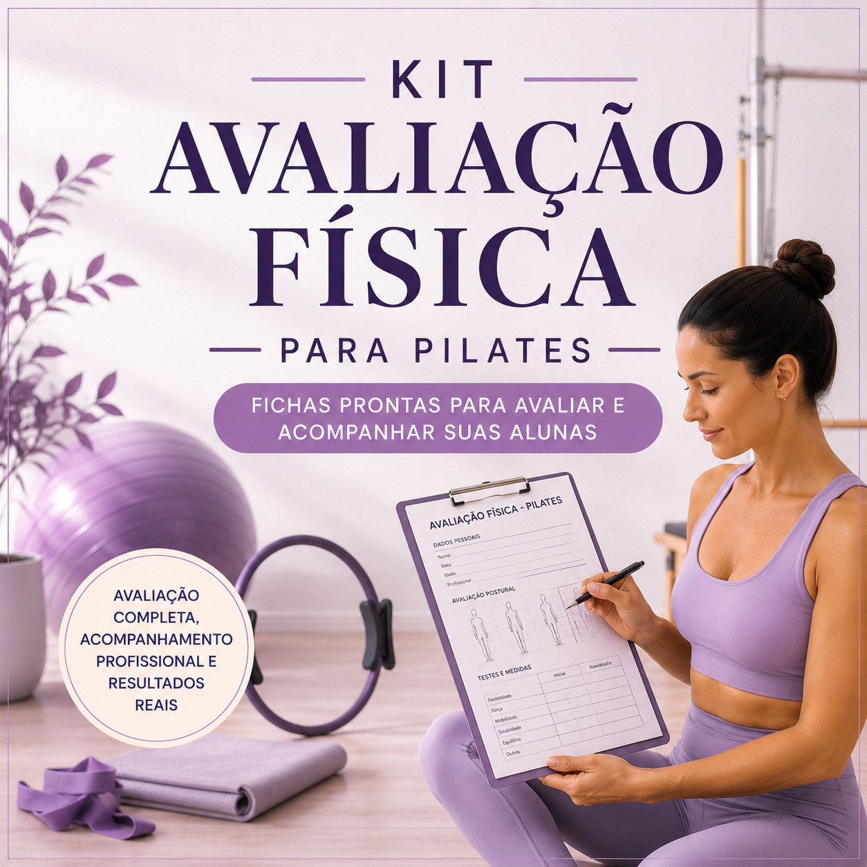 Kit Avaliação Física para Pilates