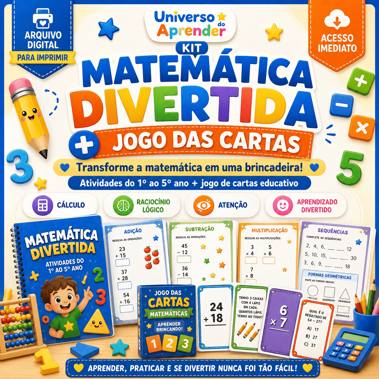 Kit Matemática Divertida