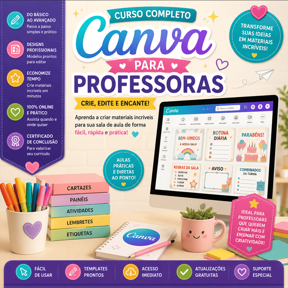 Curso Canva para Professoras