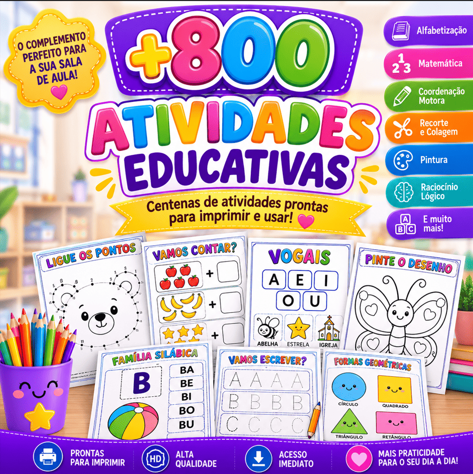 +800 Atividades Educativas