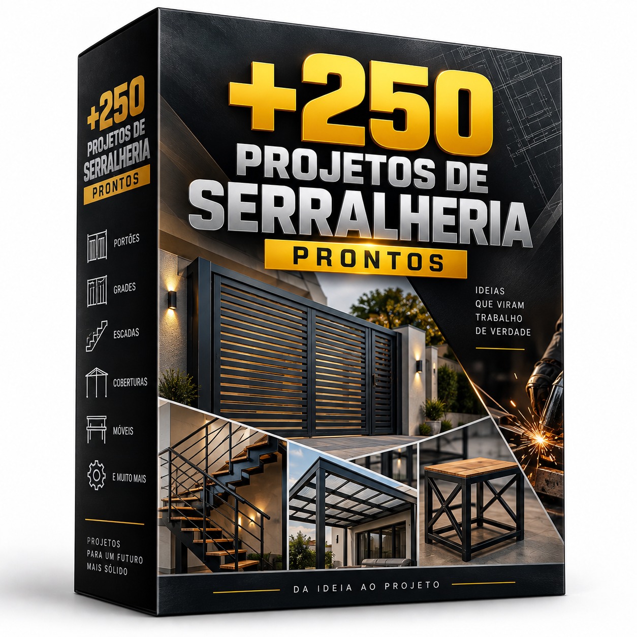 +250 Projetos de Serralheria Prontos