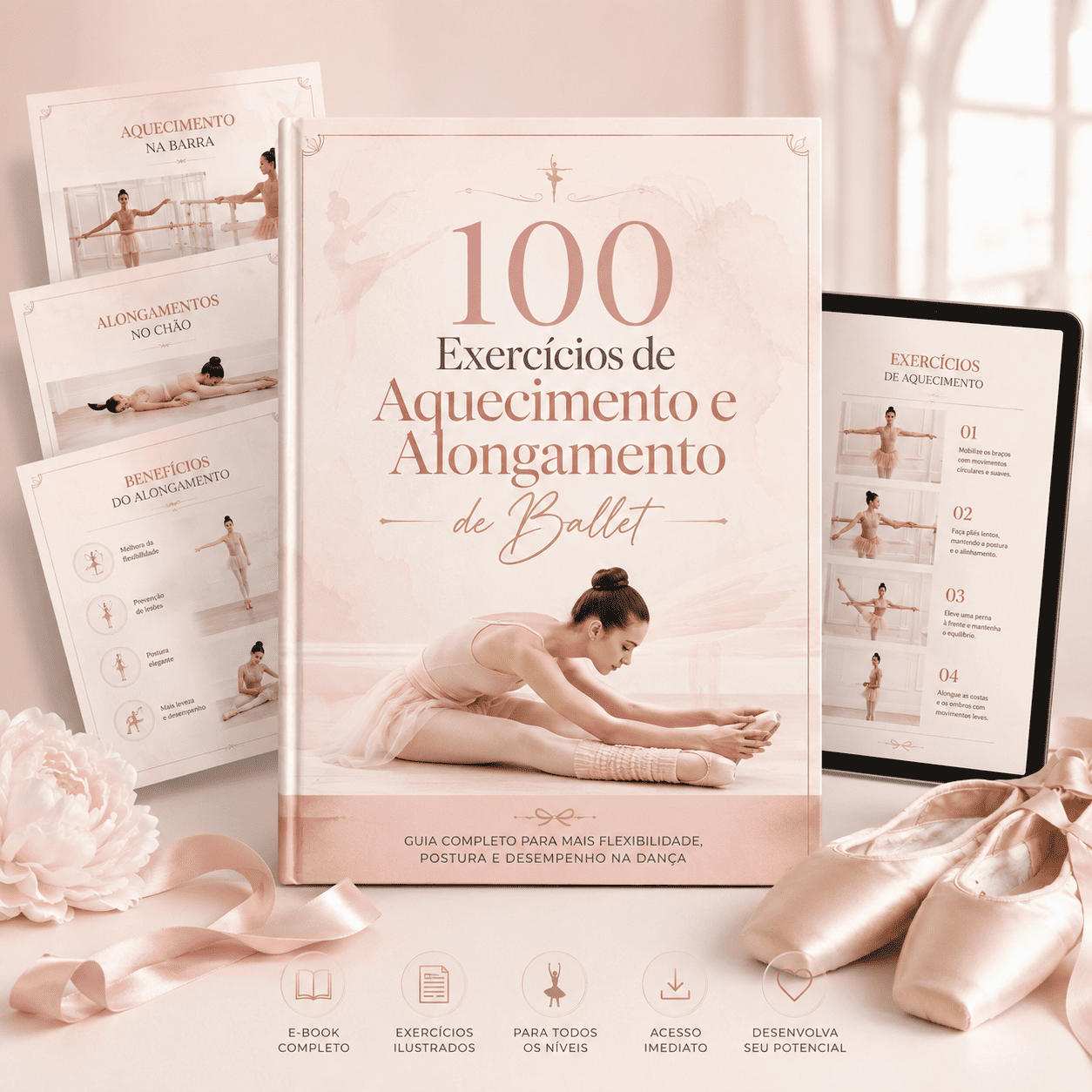100 Exercícios de Aquecimento e Alongame