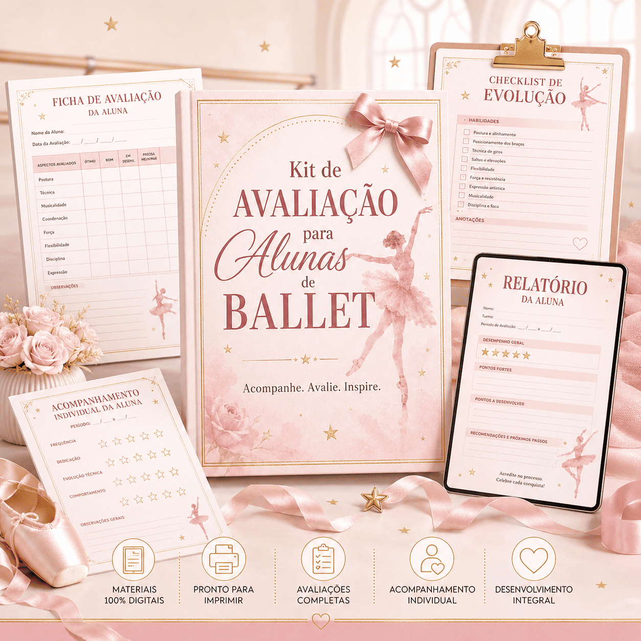 Kit de Avaliação para Alunas de Ballet
