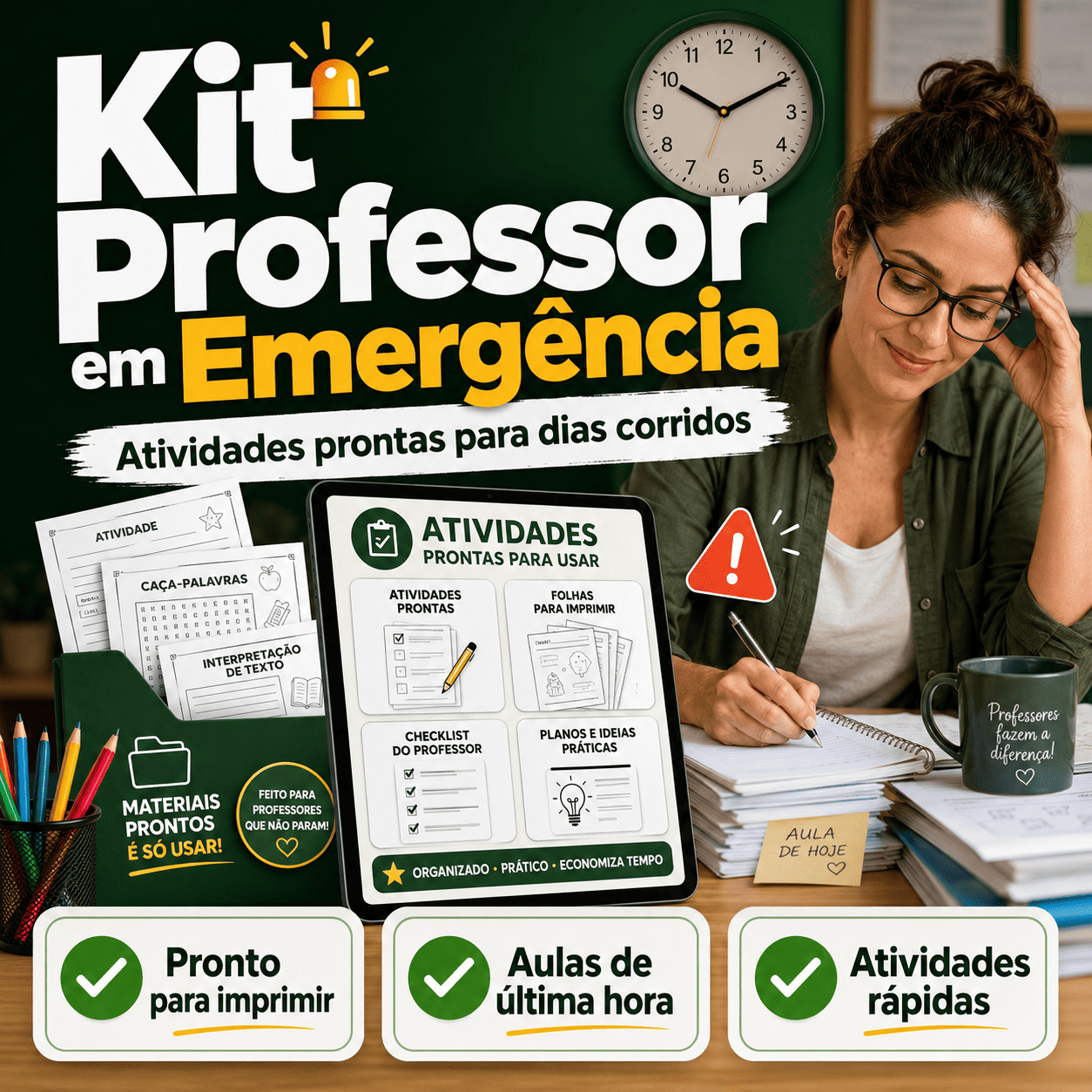 Kit Professor em Emergência