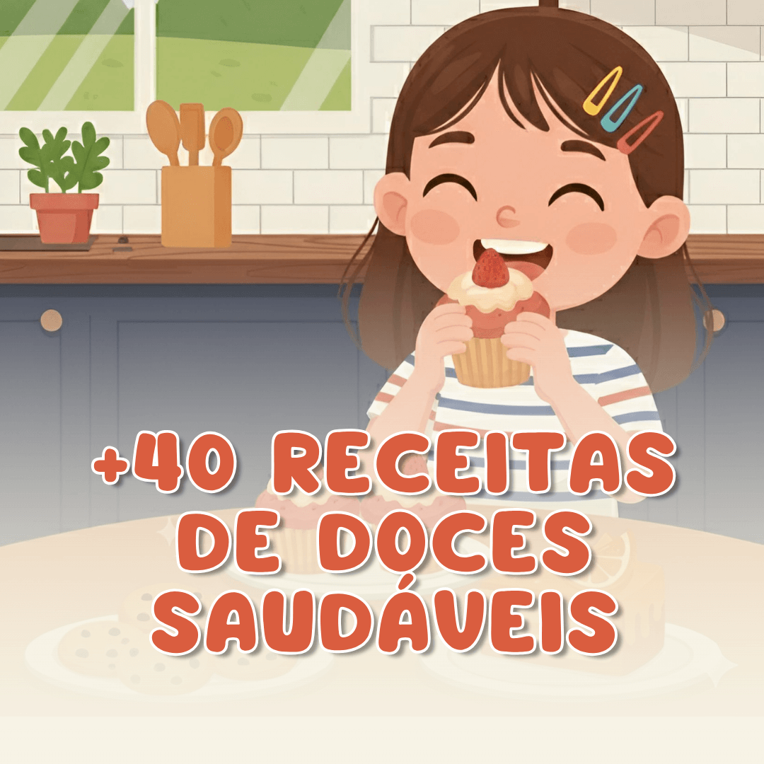 +40 Receitas de Doces Saudáveis
