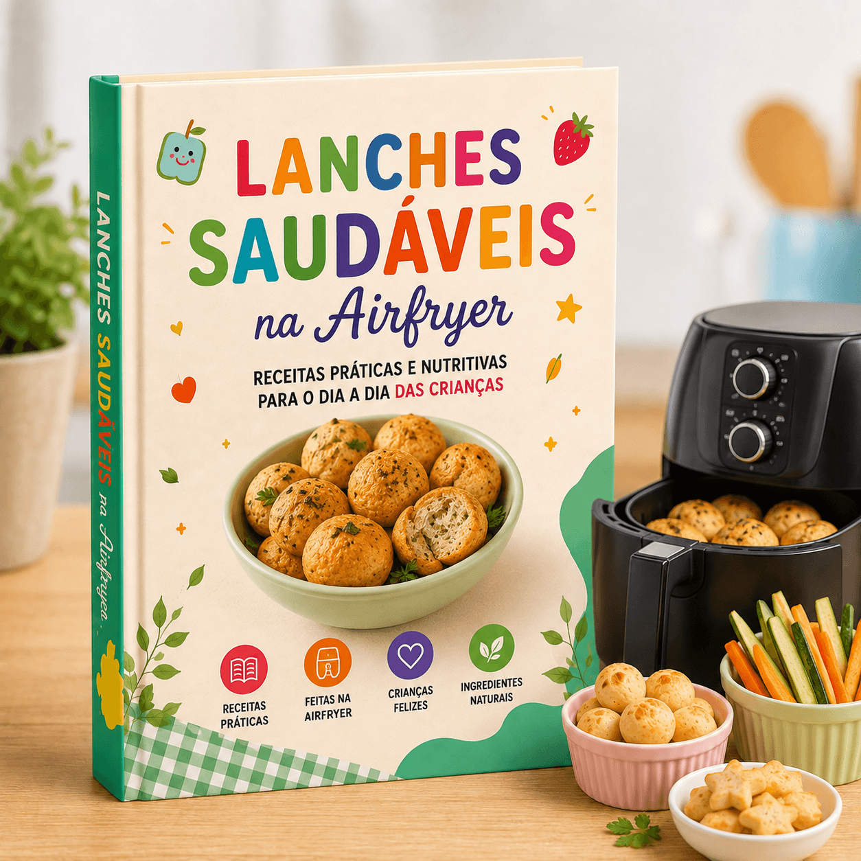 Lanches Saudáveis na Airfryer