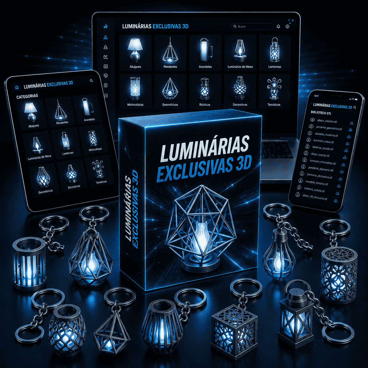 Luminárias Exclusivas 3D