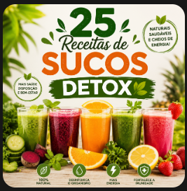 25 Receitas de Sucos Detox