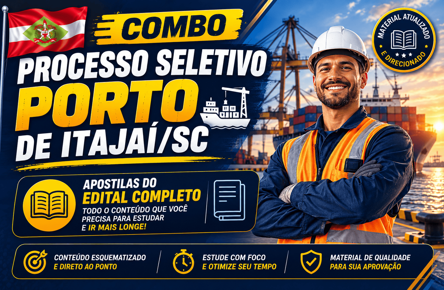 COMBO APOSTILAS - OGMO ITAJAÍ/SC