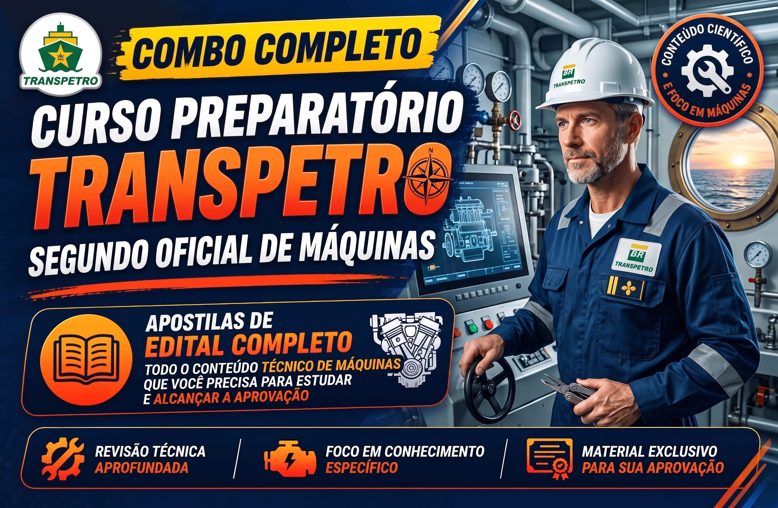 Combo Transpetro- 2º Oficial de Máquinas