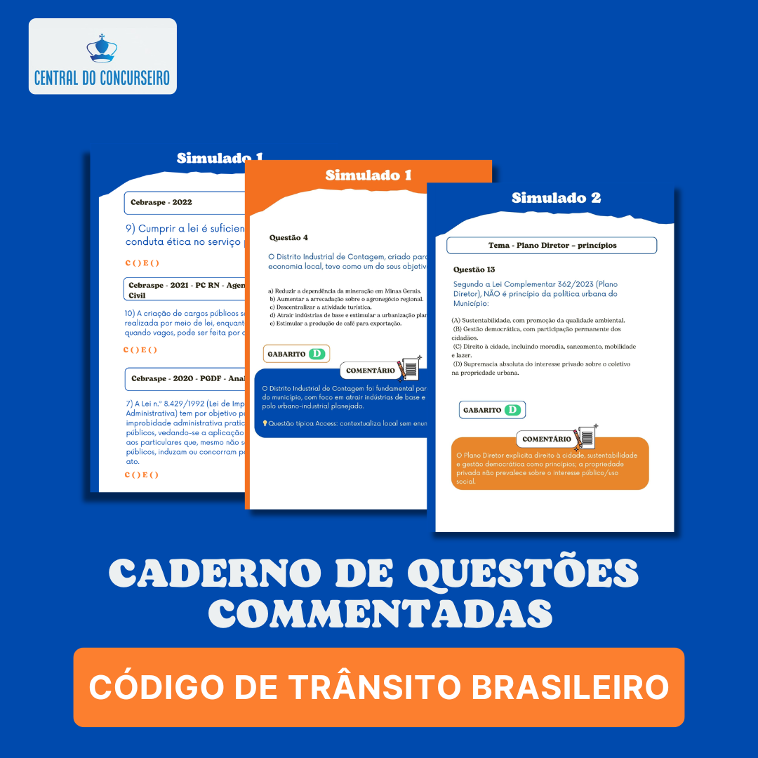 + 100 Questões Comentadas do CTB