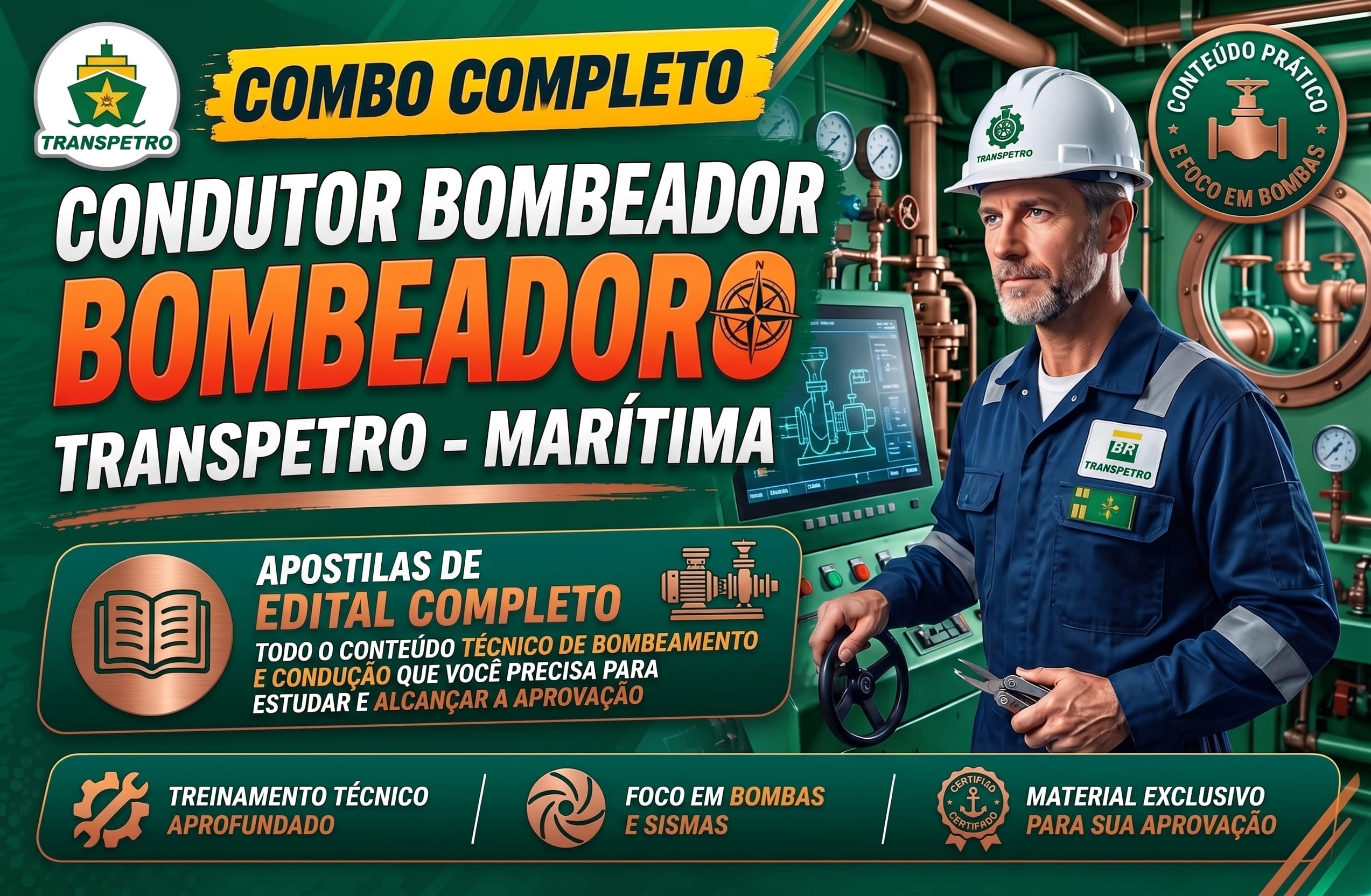 Combo Transpetro - Condutor Bombeador