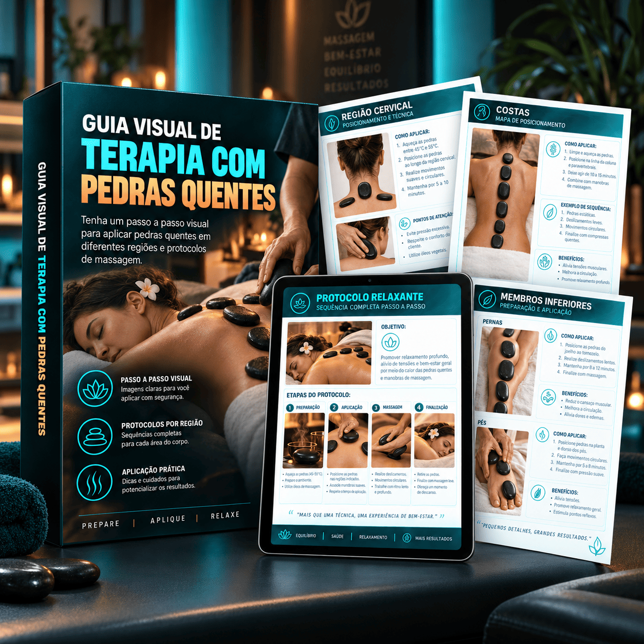 Adicione Terapia com Pedras Quentes