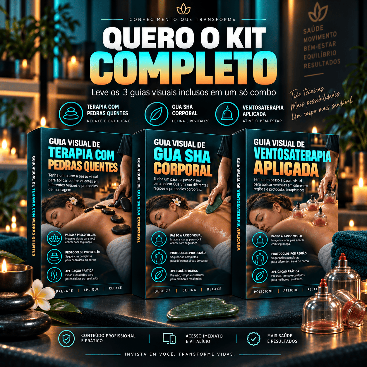 Quero o Kit Completo Por Apenas R$19,90
