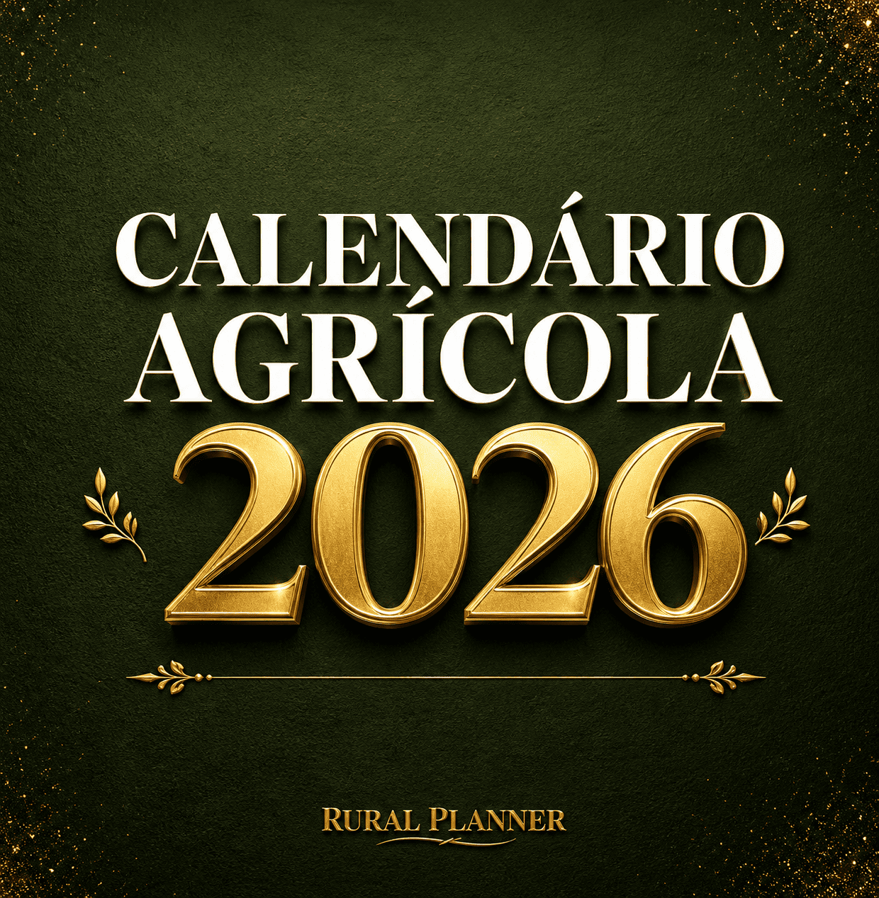 CALENDÁRIO AGRÍCOLA 2026 