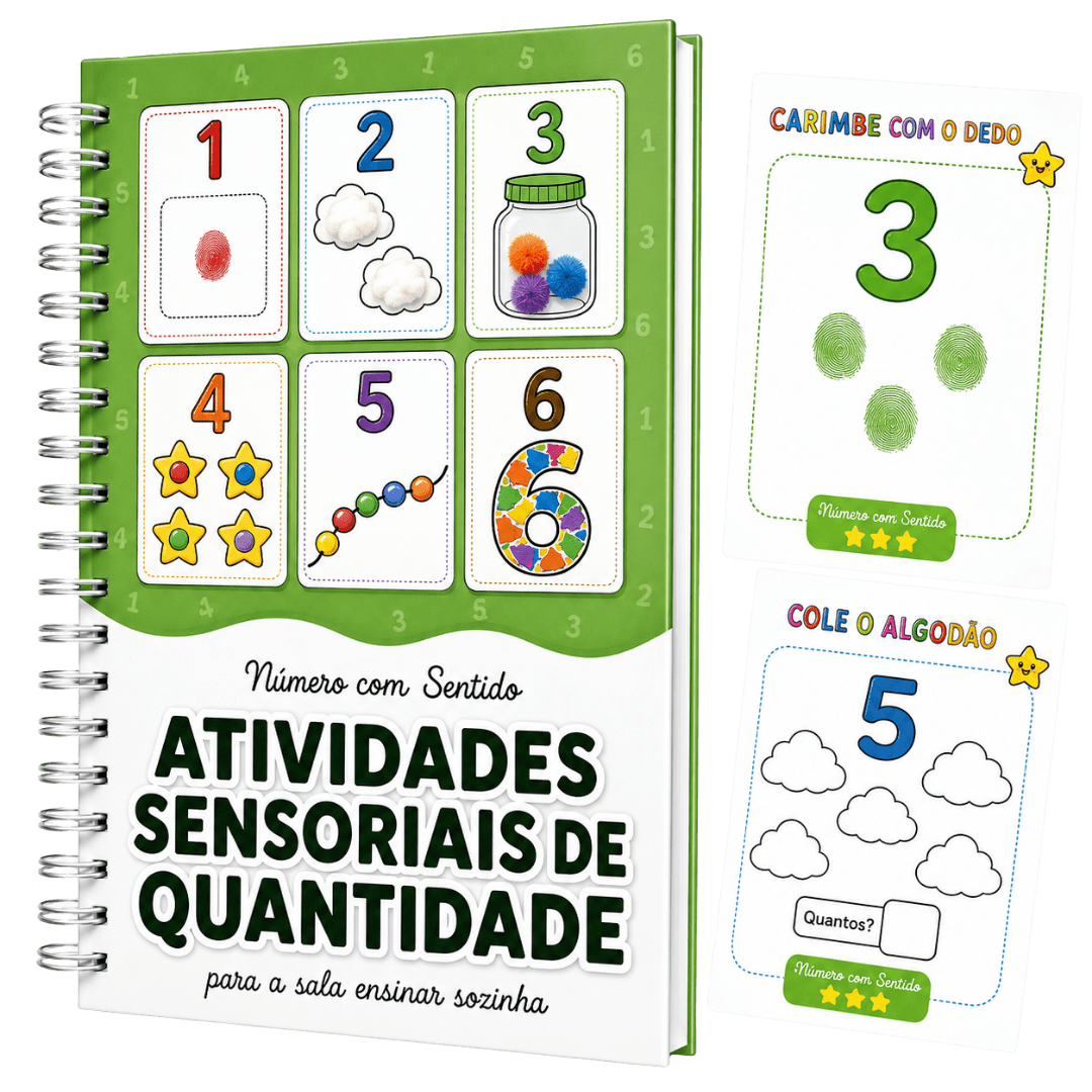 +60 Atividades Sensoriais de Quantidade