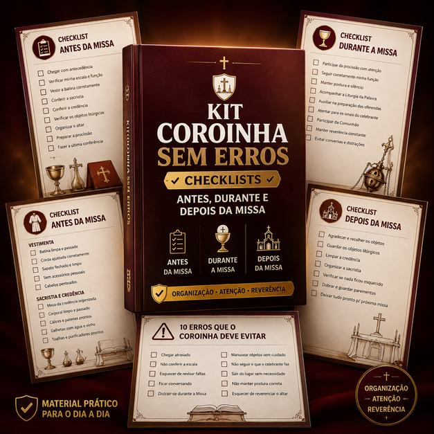 Kit Coroinha Sem Erros