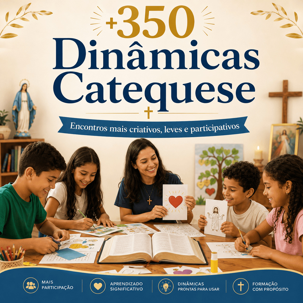 +350 Dinâmicas para Catequese