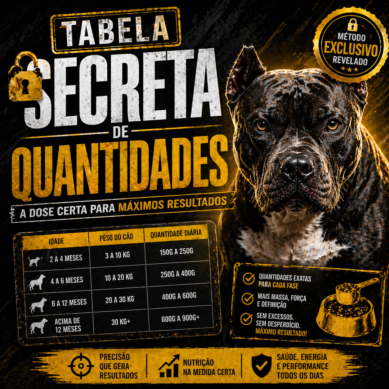 Tabela Secreta de Quantidades