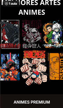  PACK Melhores Artes de ANIMES V1