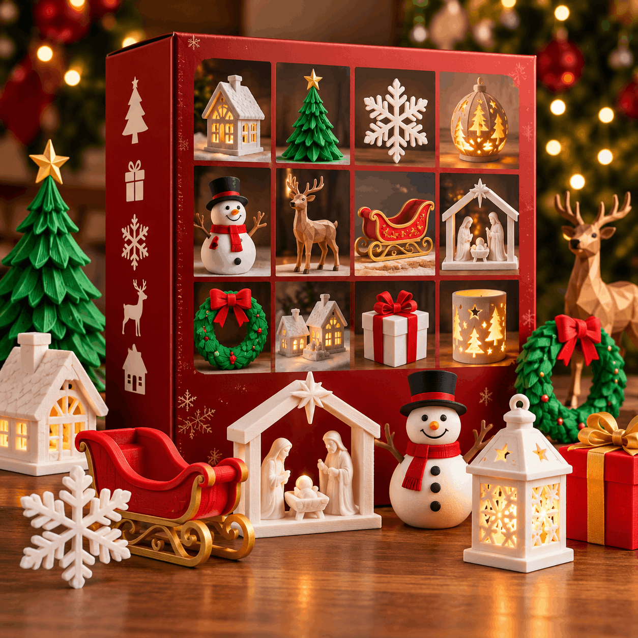 Decoração Natalina para Impressão 3D