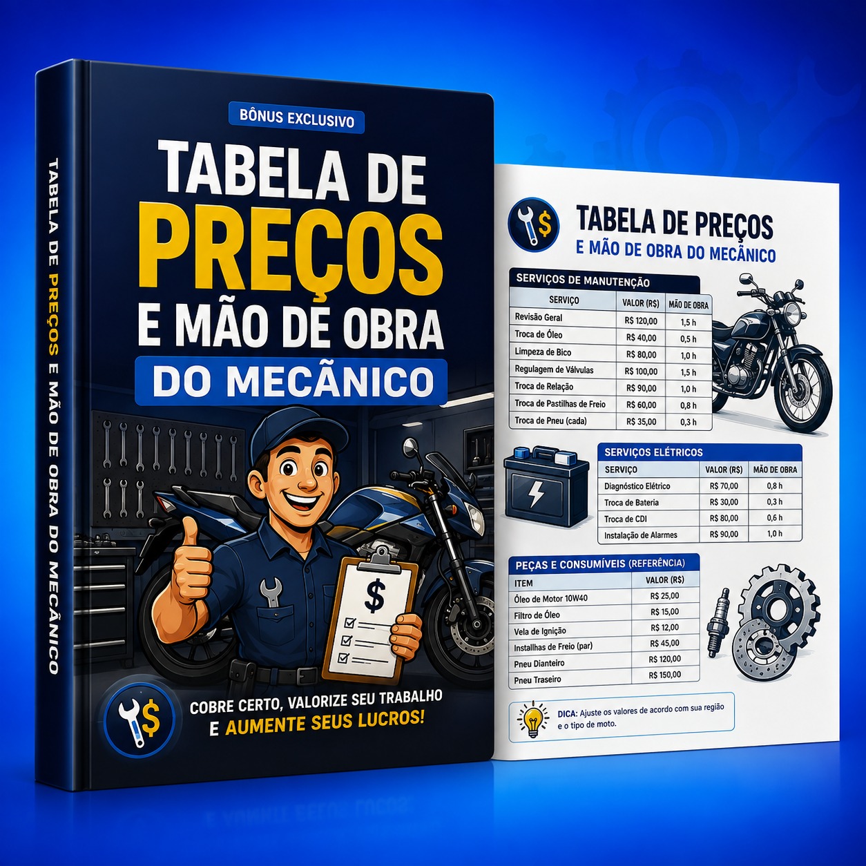 Tabela de Preços e Mão de Obra 