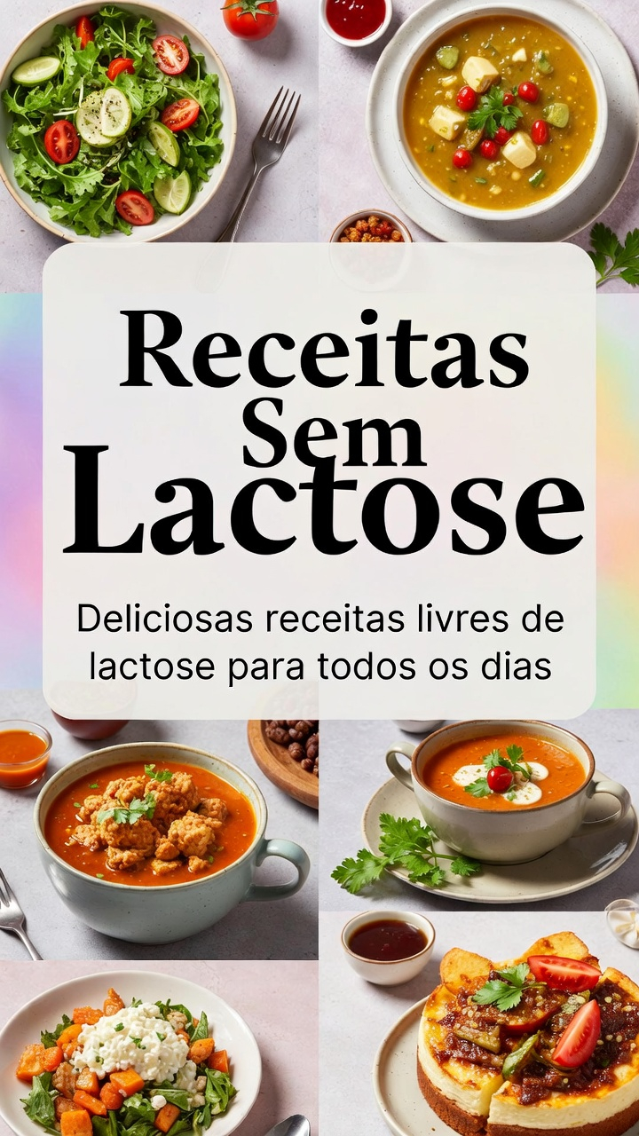 🥛 Receitas Sem Lactose
