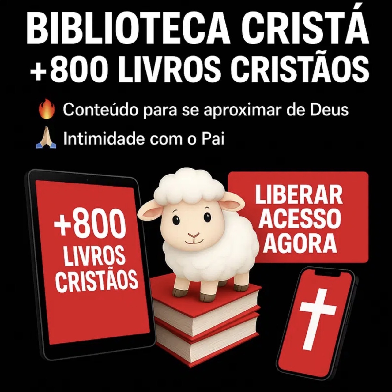 Biblioteca da Fe +800 Livros Cristãos