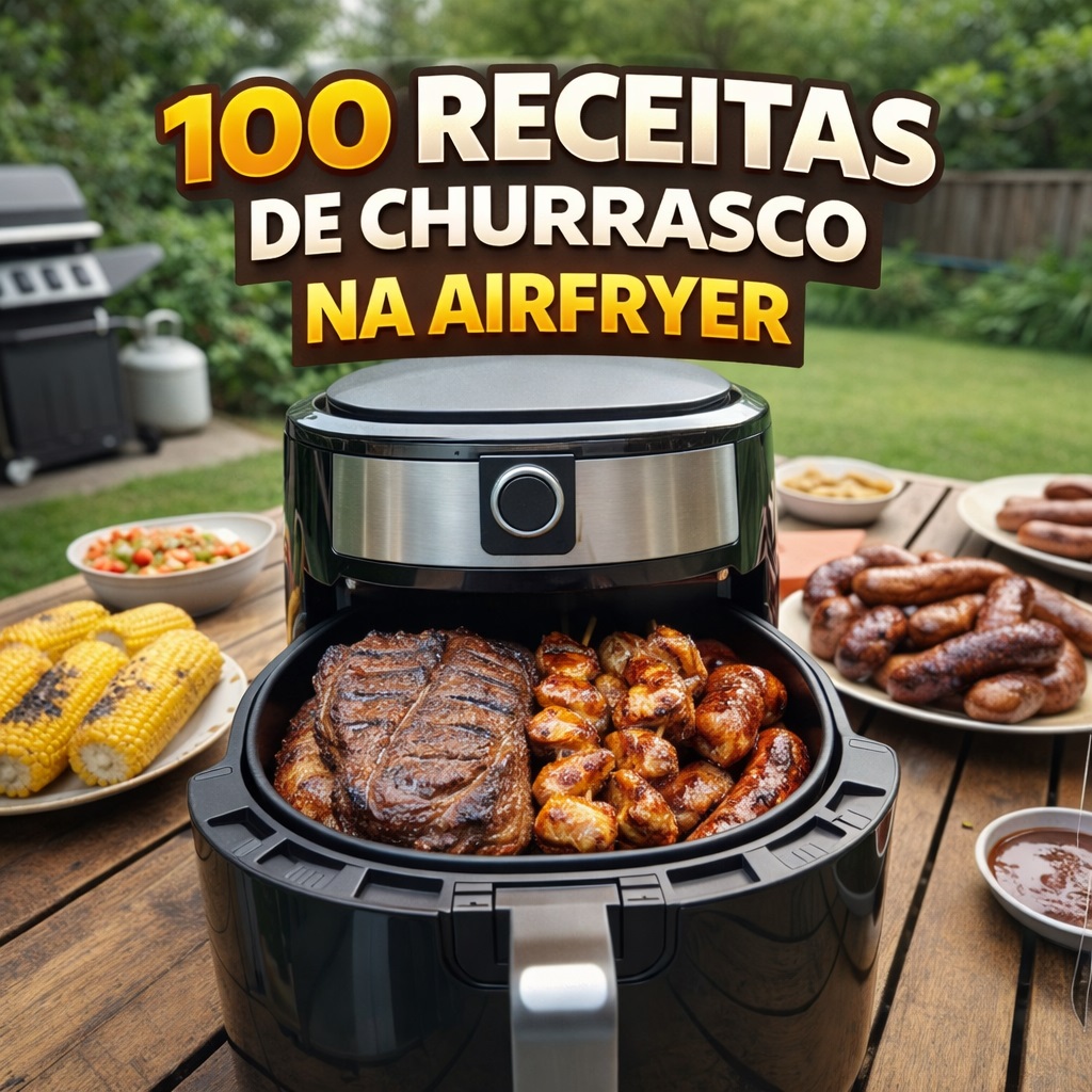 +100 Receitas de Churrasco na Airfryer