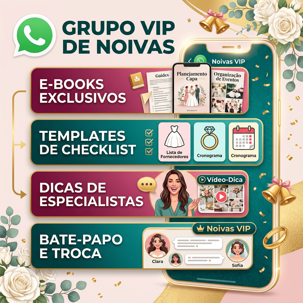 Grupo VIP de Noivas no WhatsApp