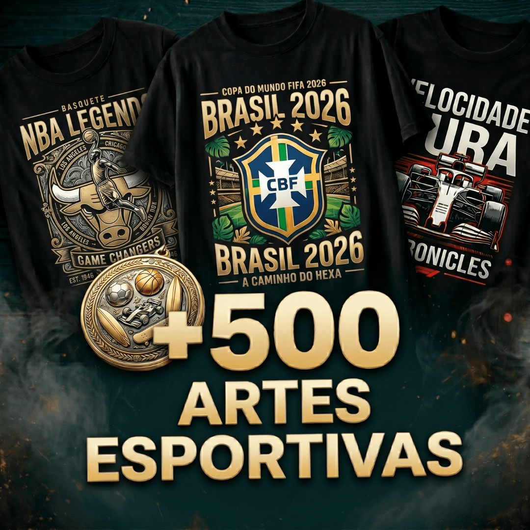 ⚽ Pack +500 Artes De Esportes (Em Alta)