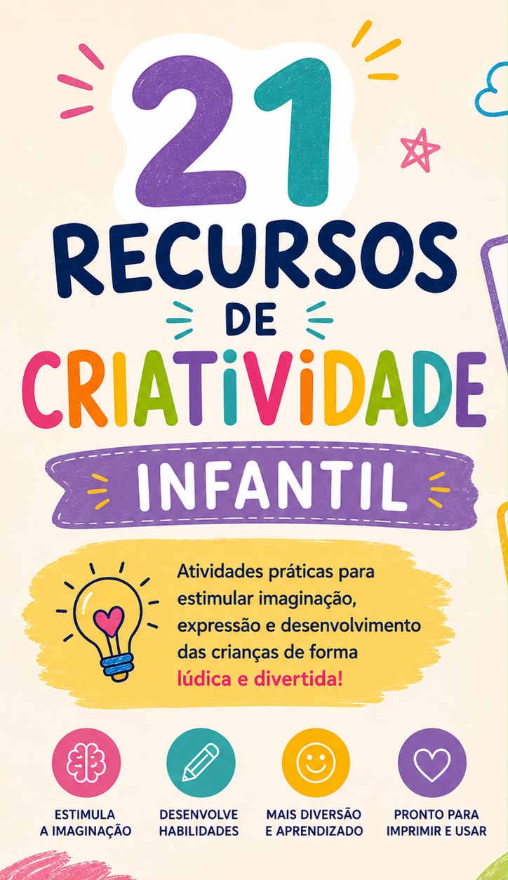 21 recursos de criatividade infantil 