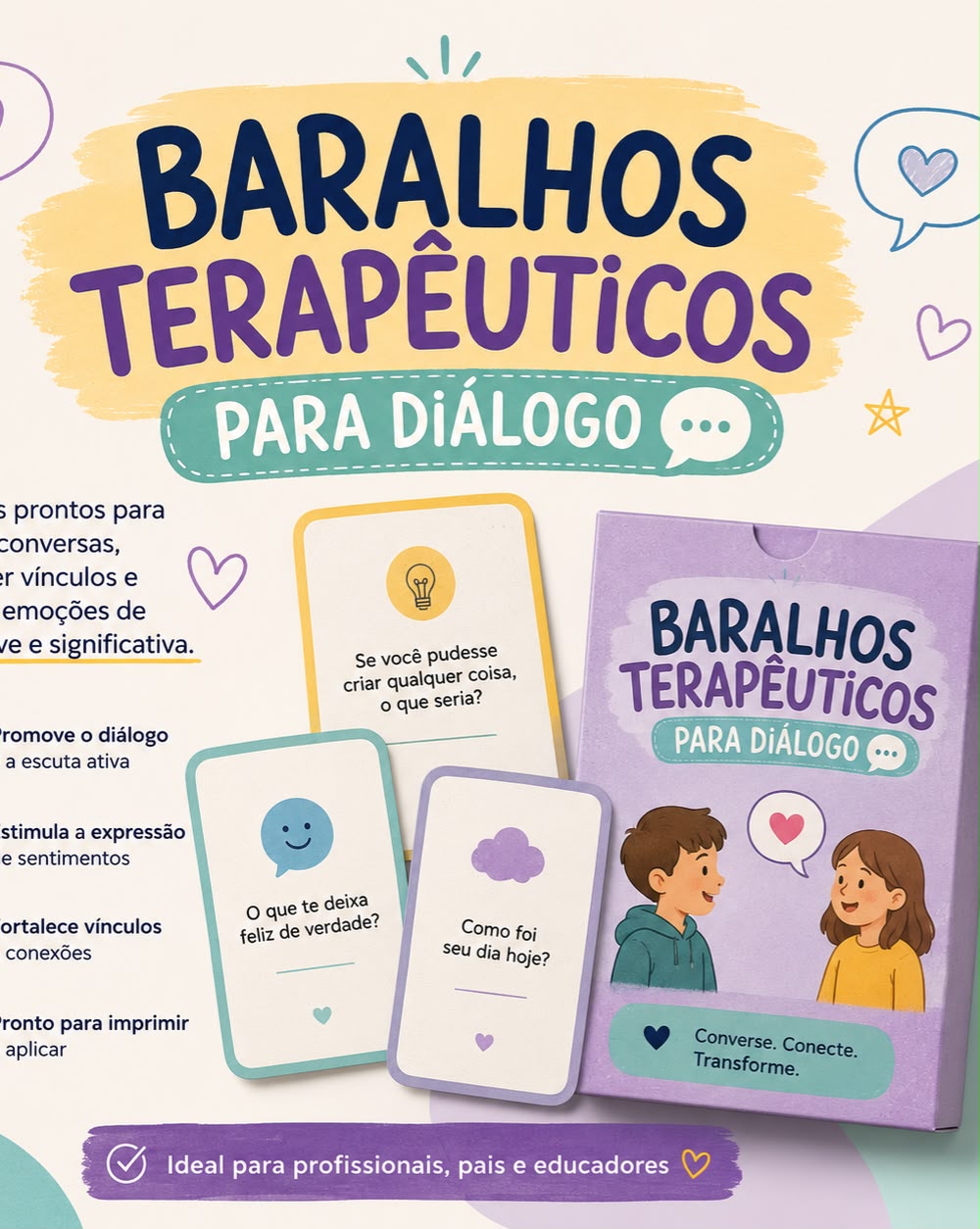 Baralhos Terapêuticos para Diálogo