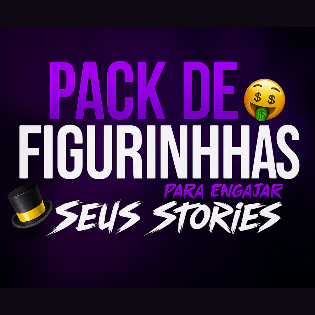 Pack de Figurinhas para Stories