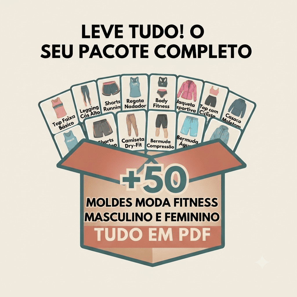 +50 Moldes Moda Fitness