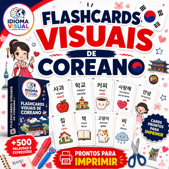 FLASHCARDS VISUAIS DE COREANO