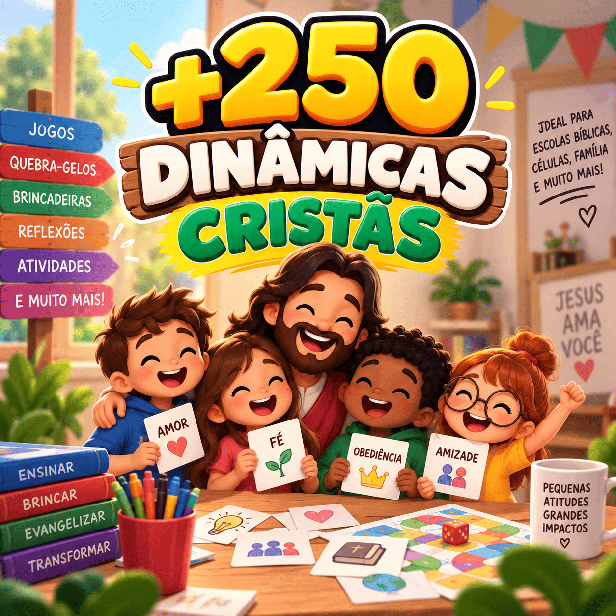 +250 dinâmicas cristãs