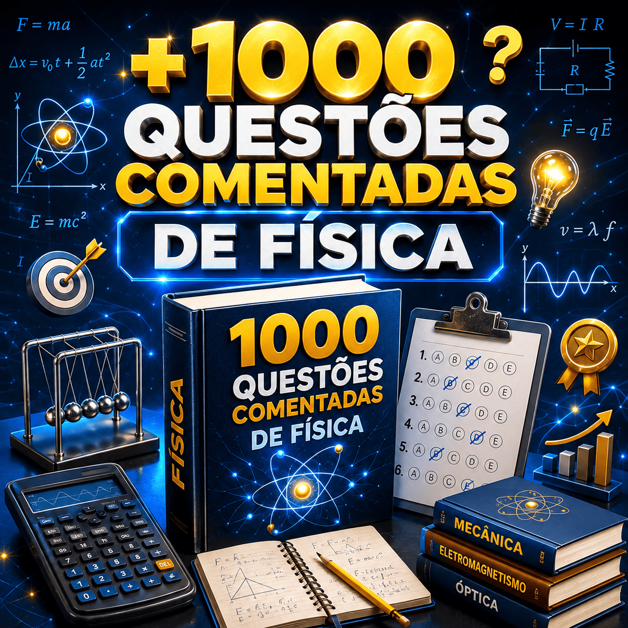 1000 Questões Resolvidas de Física