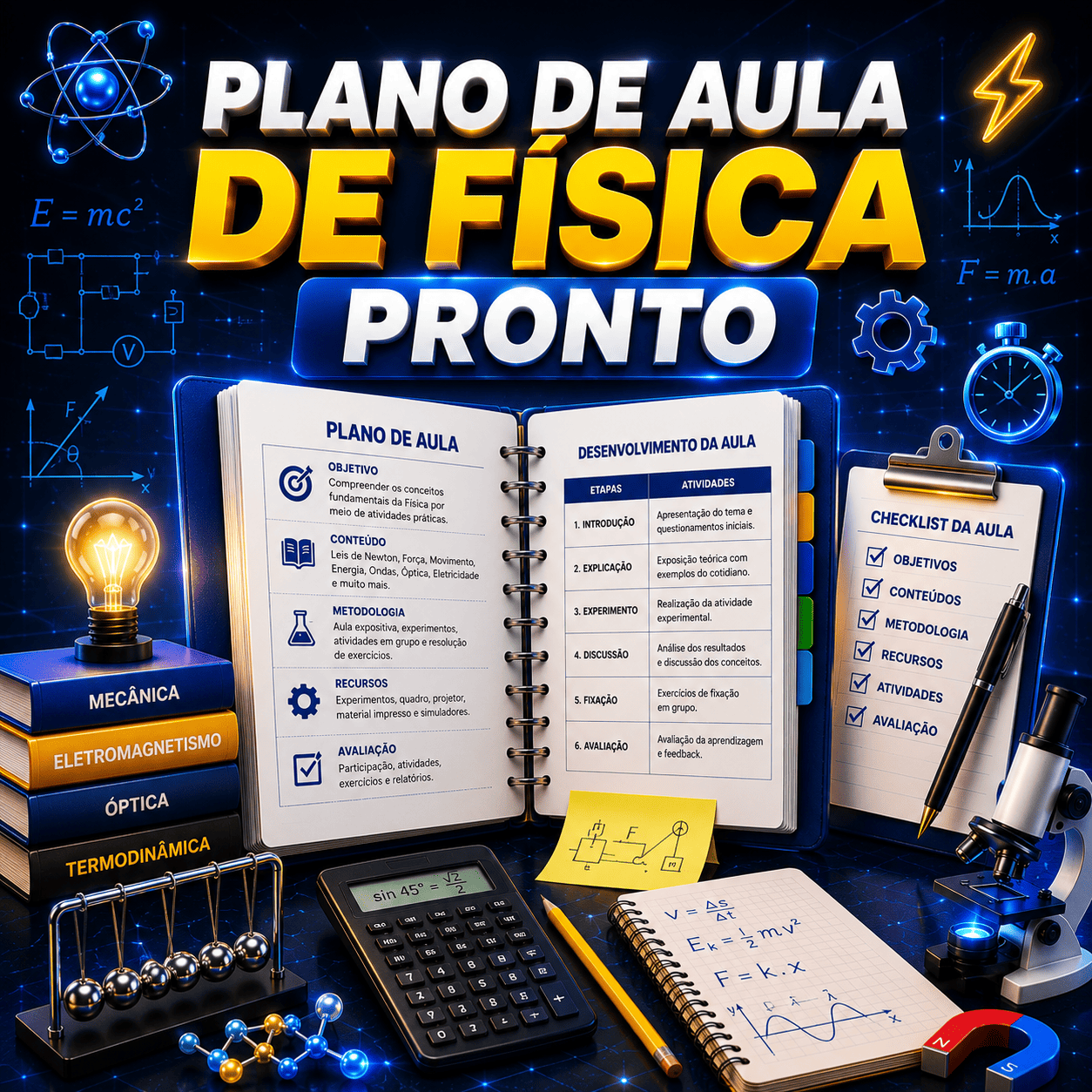 Plano para Aulas de Física