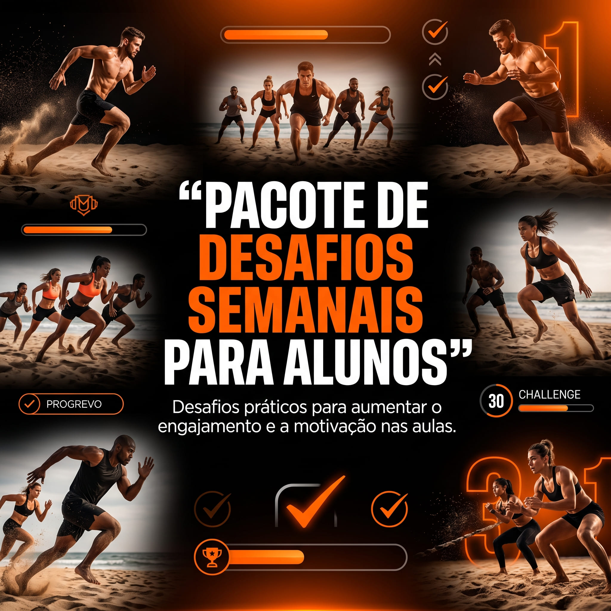 Pack de Desafios Semanais para Alunos
