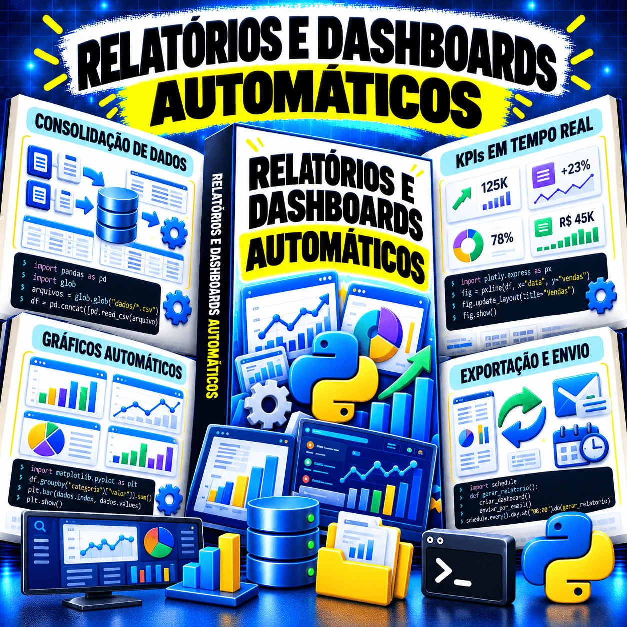 Relatórios e Dashboards Automáticos
