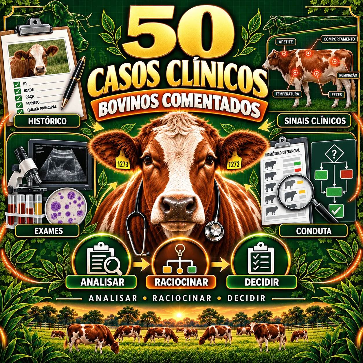 50 Casos Clínicos Bovinos Comentados